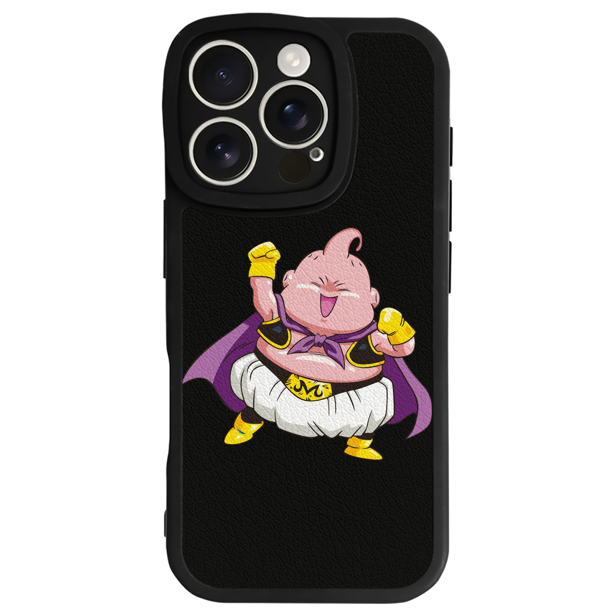 （画像用） ドラゴンボール 魔人ブウ DRAGON BALL Majin Buu 【iPhone 16シリーズ対応】シリコンスマホケース（レザー調） 材質：シリコン